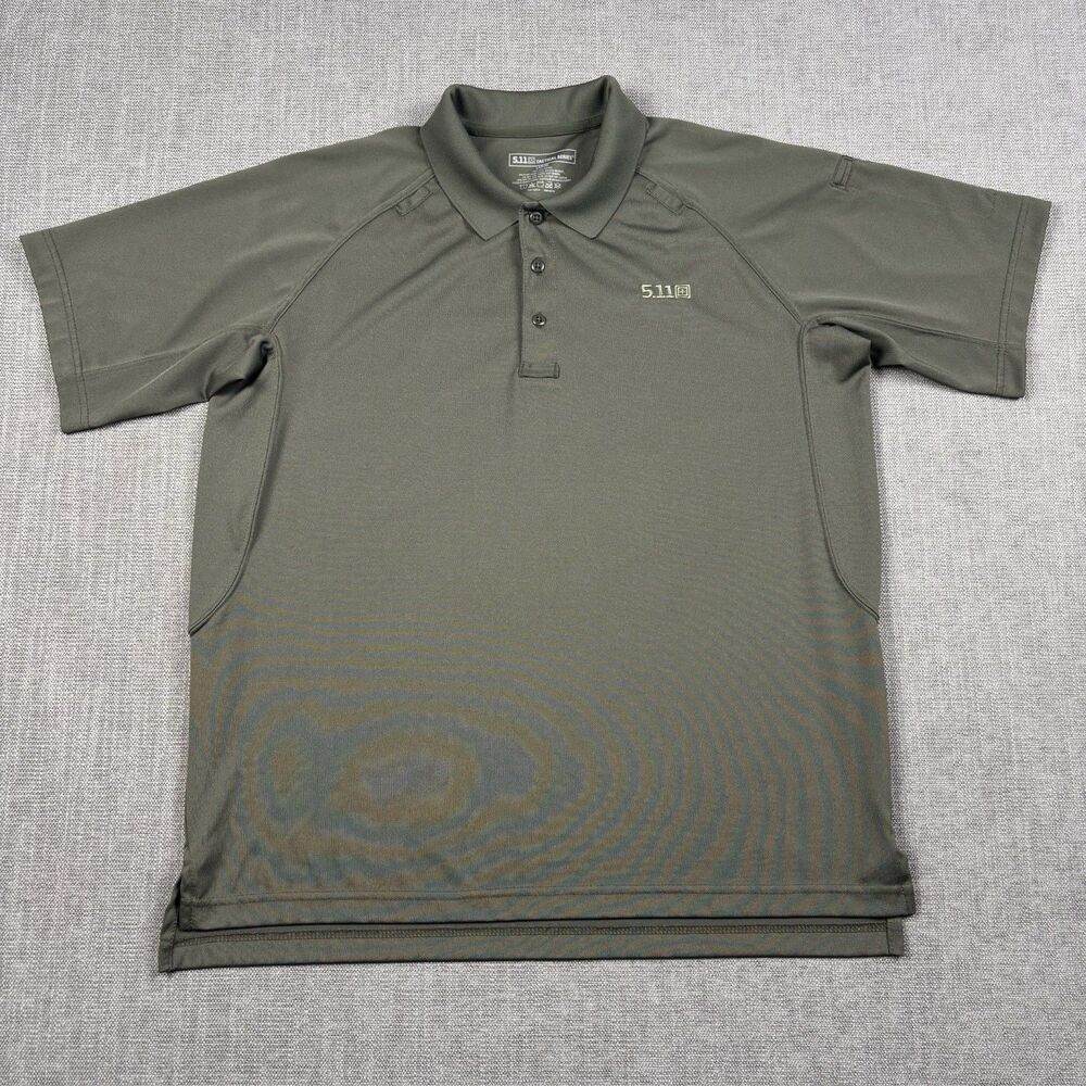 5.11 Tactical Series Polo Shirt Men’s Large Olive Green Performance L